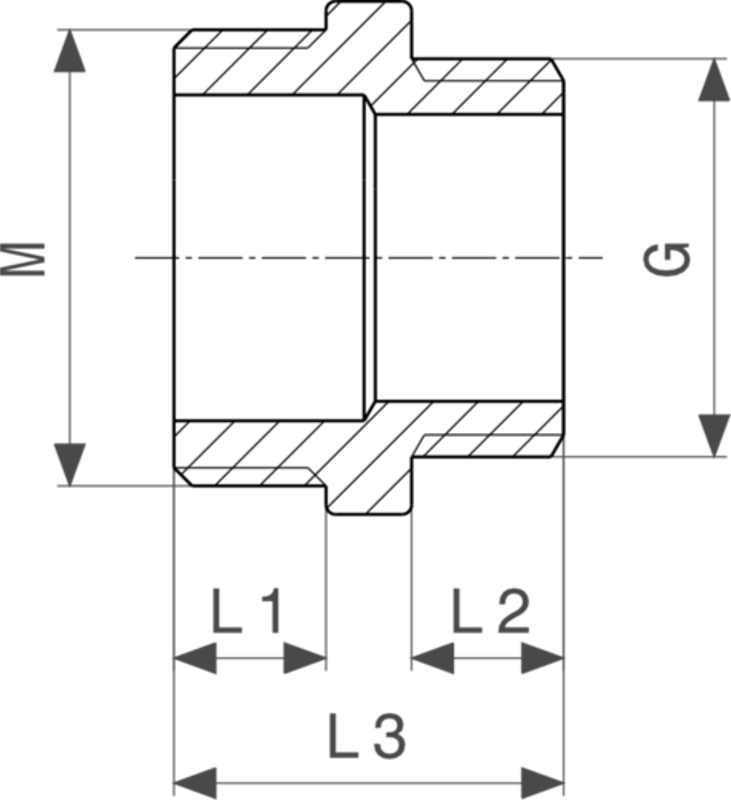 Přechodová vsuvka Viega bronz 3253 M24 x 1A x 1/2˝A