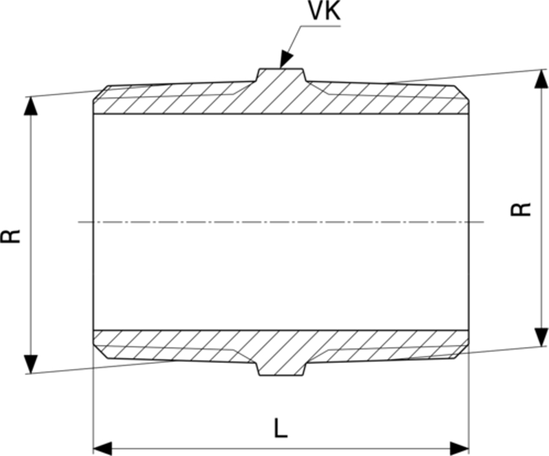 Dvojitá vsuvka Viega bronz 3280 3/4˝