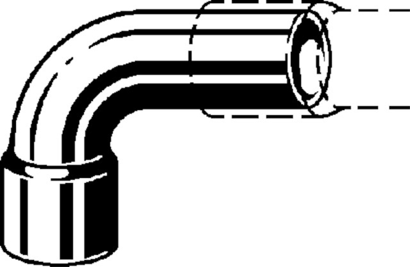 Koleno 90° Viega pájené fitinky 95092 28