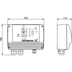 Příslušenství Grundfos CU 301 MkII Elunit/Bar cpl. (Europe)