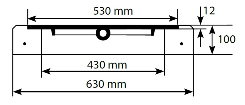 Poklop litinový s betonovým rámem Wavin Basic 400, zatížení B125 - 12,5 t