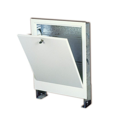 Sestava rozdělovač/sběrač - pro podlahové vytápění - skříň N-KLASIK 2 - 1˝xEK, 4cestný, mosaz IVAR.CS 553 VP