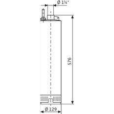 Ponorné motorové čerpadlo Wilo Sub-TWI 5 308, Rp 5/4˝, 1ph, 1.1kW