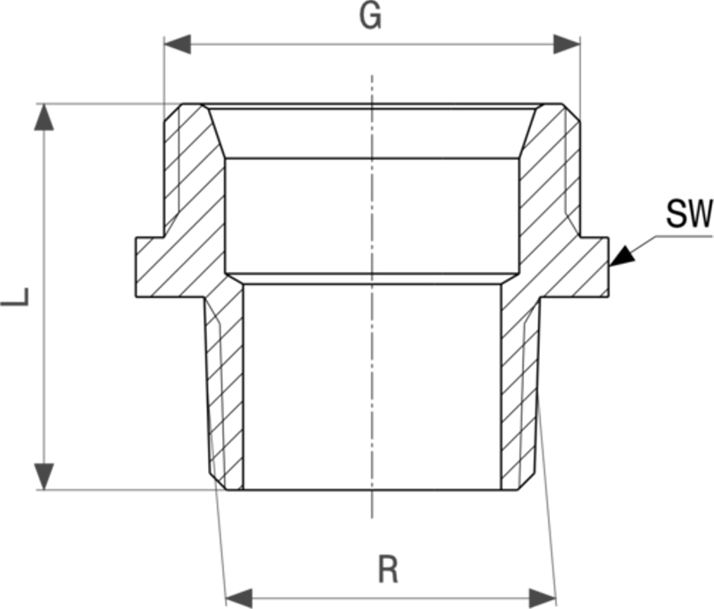 Přechodová vsuvka Viega bronz 3246 3/8˝ x 1/2˝ pochromováno