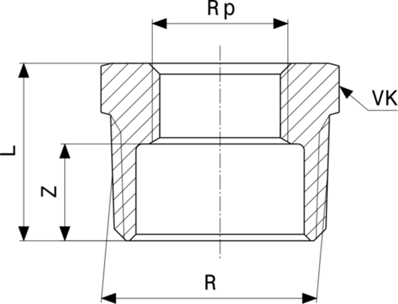 Redukce Viega bronz 3241 3/8˝ x 1/4 pochromováno