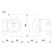 Čerpadlo oběhové Grundfos UPS32-80 N 180 1x230V 50Hz 9H