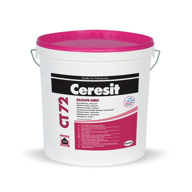 Omítka Ceresit CT 72 Silicate Aero zrno 1,5 mm 25 kg