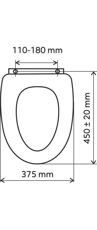 Novaservis Sedátko MDF WC/STENATA