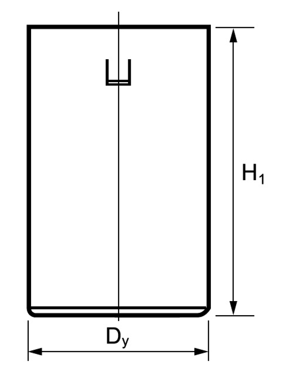 Roura teleskopická Wavin Basic d 315 x 375 mm (bez těsnění)