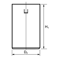 Roura teleskopická Wavin Basic d 315 x 375 mm (bez těsnění)