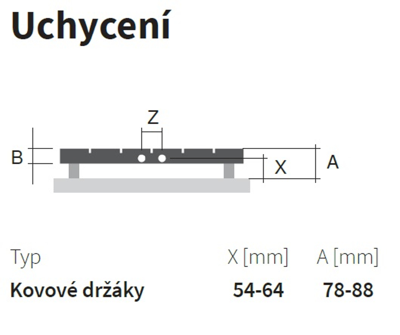 Těleso topné designové Isan Collom 1800 x 298 mm, 593 W, středové připojení, sněhově bílá RAL 9016