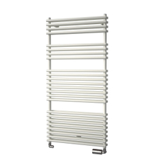 Těleso koupelnové trubkové Isan Ikaria Double 1212 x 600 mm, 955 W, elektrické s regulátorem Mini PW, sněhově bílá RAL 9016