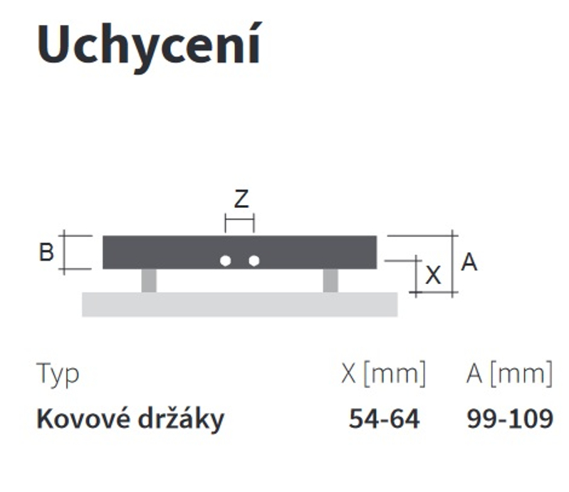 Těleso topné designové Isan Solar 1806 x 477 mm, 890 W, středové připojení, sněhově bílá RAL 9016