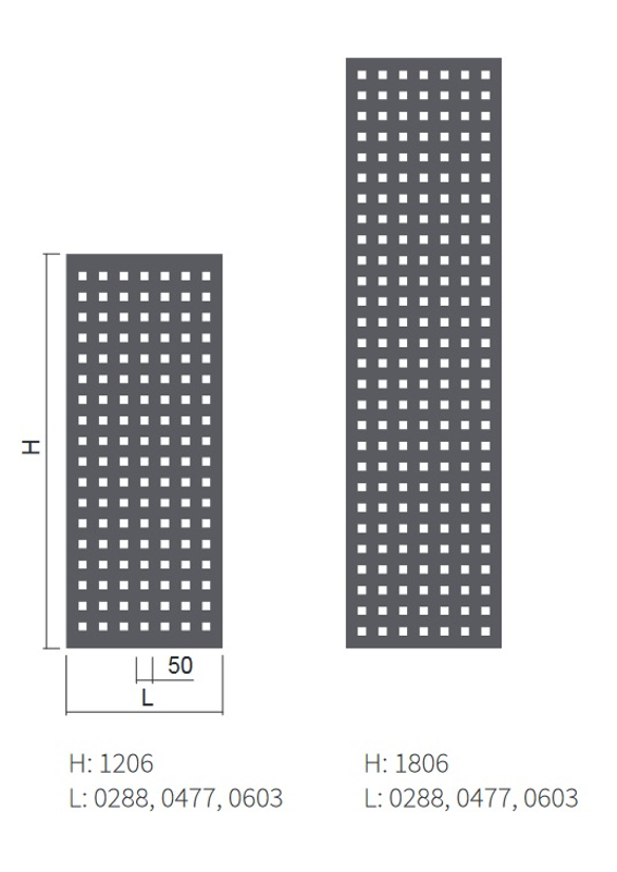 Těleso topné designové Isan Solar 1806 x 477 mm, 890 W, středové připojení, sněhově bílá RAL 9016