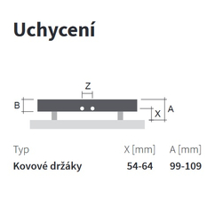 Těleso topné designové Isan Solar 1806 x 477 mm, 890 W, středové připojení, sněhově bílá RAL 9016