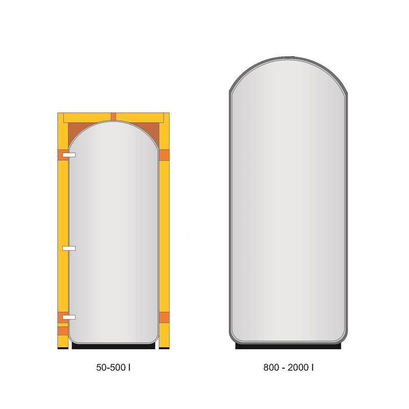 Akumulační nádoba otopné a chladicí vody - 203l IVAR.PUFFER PSS 200