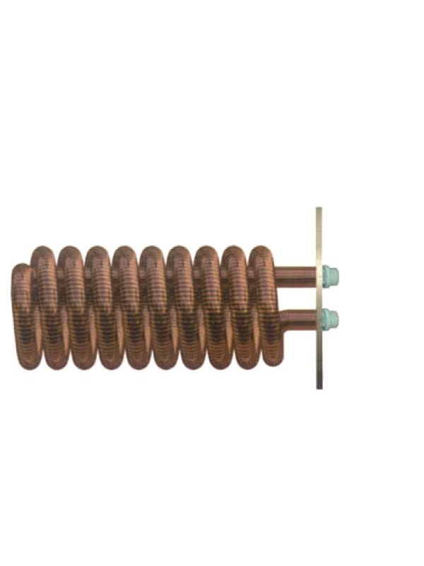 Měděná topná vložka pro zásobníky IVAR.TANKS - příruba pr. 290mm, L=580mm, výměník 2,63m2 IVAR.SR3