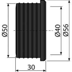 Vrapová vložka Alcadrain (Alcaplast) 50/40 S0156-ND