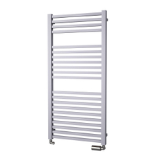 Těleso koupelnové trubkové Isan Quadrat 1255 x 600 mm, 425 W, středové připojení, chrom