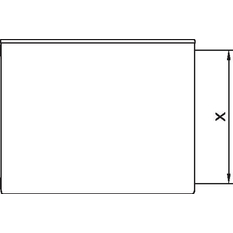 Radiátor Kermi therm-x2 Plan Kompakt PKO 10 405 x 2005 mm, 740 W, bílý