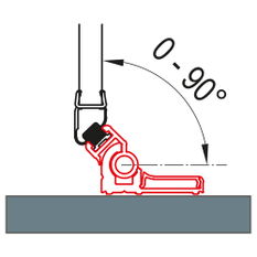 Profil Ronal s magnetickým těsněním nastavitelný pod úhlem 0 až 90°
