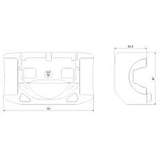 Izolace Grundfos Acc., Insulation for ALPHA 130mm