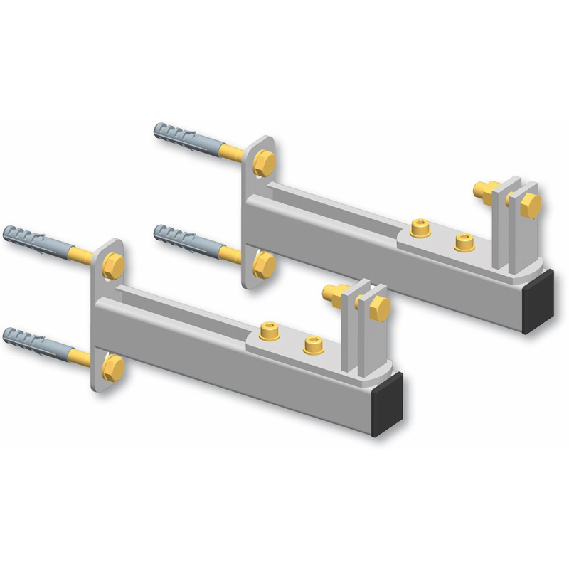 Set nástěnných držáků horizontálního distribučního rozdělovače - DN 40 PAW.DR 41651