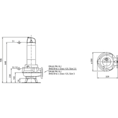 Ponorné motorové čerpadlo odpadních vod Wilo Rexa FIT V06DA-623/EAD0-4-M0015-523-P