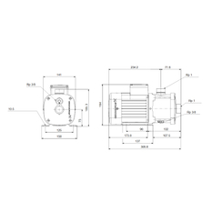 Čerpadlo odstředivé Grundfos CM3-2 A-R-G-E-AQQE F-A-A-N