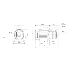 Čerpadlo odstředivé Grundfos CM3-5 A-R-A-E-AQQE F-A-A-N