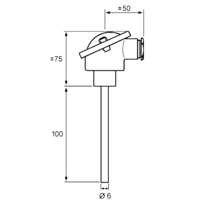 Snímač Grundfos Temperature transmitter TTA (0)150