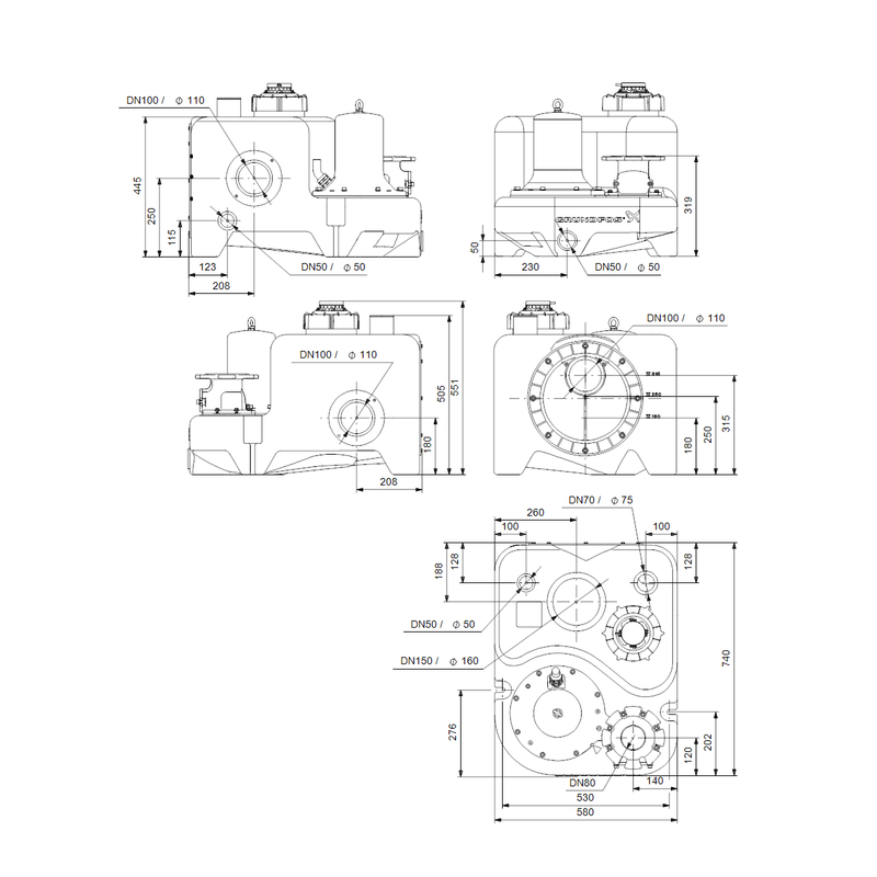 Stanice Grundfos M.15.1.4 1x230V