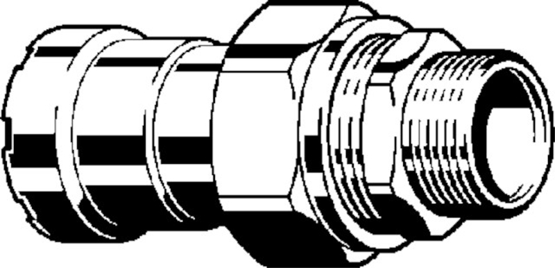 Přechodové šroubení Viega Megapress s SC-Contur 4265 1/2˝ x 1/2˝