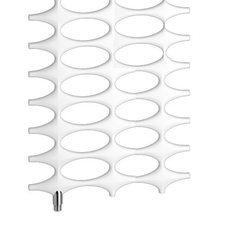 Těleso koupelnové designové Kermi Ideos-V 1133 x 758 mm, 564 W, bílé