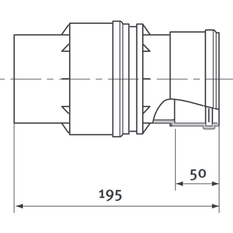 Klapka spalinová Protherm odkouření PP 80 mm