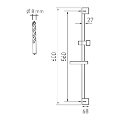 Novaservis Sprchová souprava chrom KIT866,0