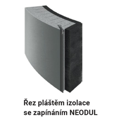 Izolace Dražice Neodul LB PP 80 mm, pro akumulační nádrže NADO 500/200