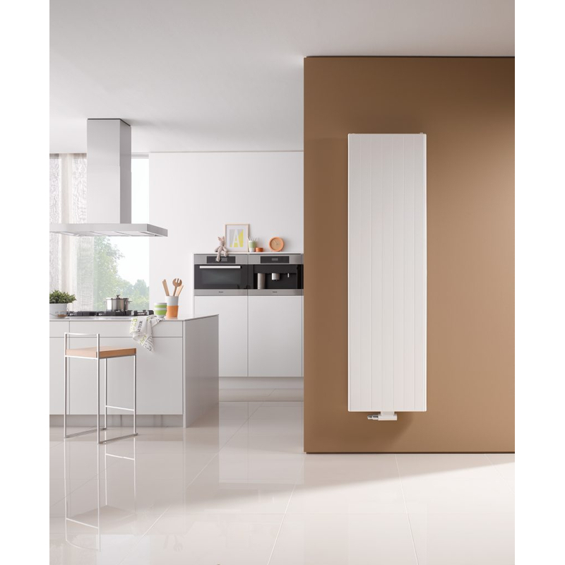 Radiátor vertikální Kermi therm-x2 Verteo Line PLS 22 univerzální připojení 1600 x 800 mm, 2528 W, bílý