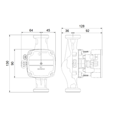 Čerpadlo oběhové Grundfos ALPHA Solar 15-75 130 1x230V 9H