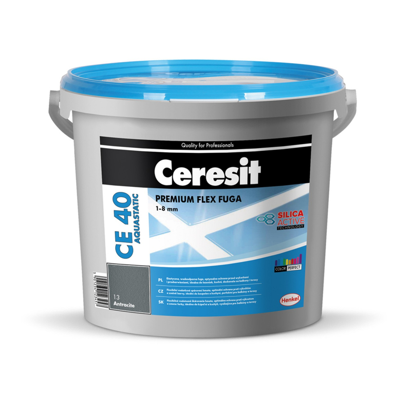 Hmota spárovací Ceresit CE 40 Aquastatic 2kg cementgrey