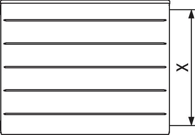 Radiátor Kermi Line Kompakt PLK 12 954 x 600 mm, 1018 W, bílý