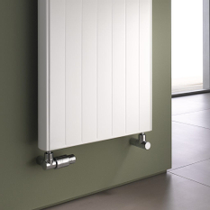 Radiátor vertikální Kermi therm-x2 Verteo Line PLS 22 univerzální připojení 1800 x 300 mm, 1018 W, bílý