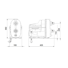 Vodárna Grundfos SCALA2 3-45 AKCCDE 1x200-240V 50/60Hz