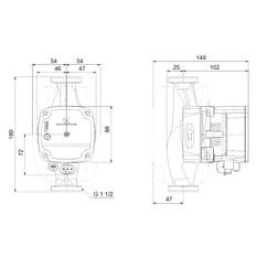 Čerpadlo oběhové Grundfos ALPHA1 L 25-40 180 1x230V 50Hz 6H