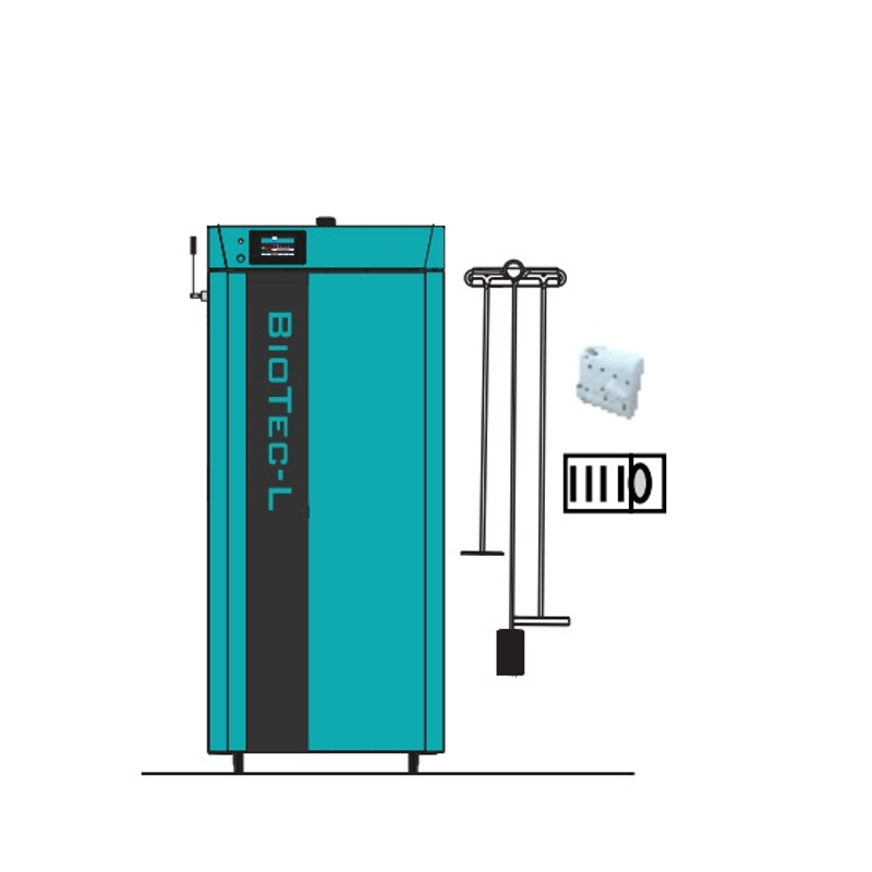 Kotel ocelový teplovodní na dřevo Centrometal BioTec-L 34 kW