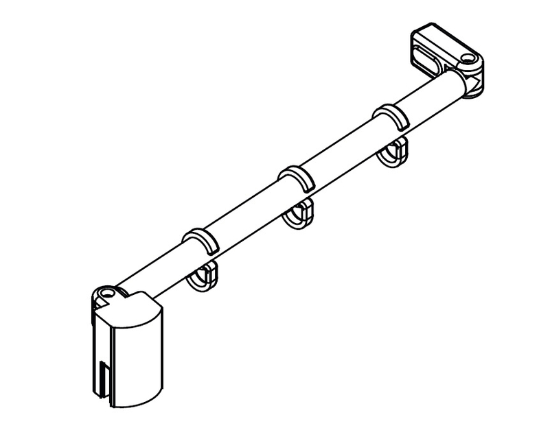 Stabilizátor (vnitřní vzpěra) Kermi Pasa XP SSVSS délka 70cm chrom