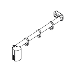 Stabilizátor (vnitřní vzpěra) Kermi Pasa XP SSVSS délka 70cm chrom