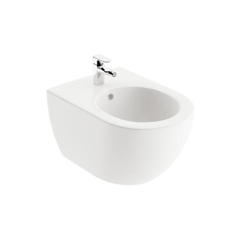 Bidet Ravak Uni Chrome, závěsný, bílá