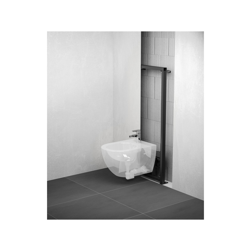 Bidet Ravak Uni Chrome, závěsný, bílá