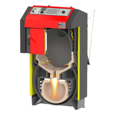 Kotel zplynovací na dřevo Atmos Generátor DC15GS, pravý,SVT 22500